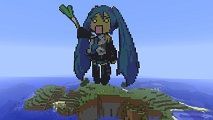 マイクラ マインクラフトで初音ミクさんつくったったったったｗｗｗｗ 初音ミクちゃんねる